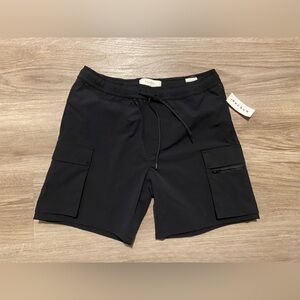 NWT PACSUN Black Nylon shorts Men’s Small